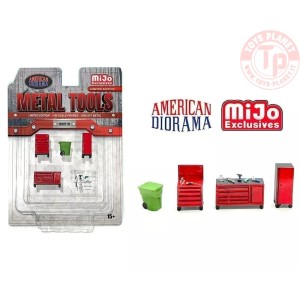 Metal tools set 1/64 AD2411MJ AMERICAN DIORAMA