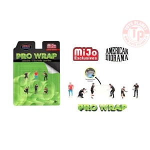Pro wrap figure set transaprant film incuded 1/64 AD2413MJ AMERICAN DIORAMA