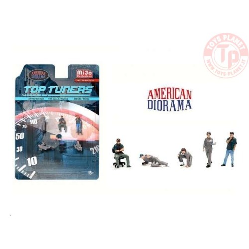 Top tuners set 1/64 AD2412MJ AMERICAN DIORAMA