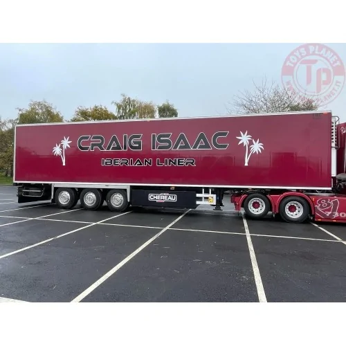 Scania r730 met 3-assige koeloplegger Craig Isaac TEKNO 85254 TEKNO
