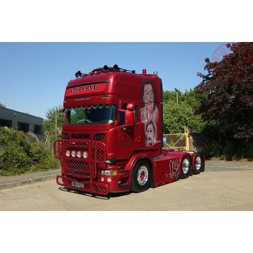 Scania r730 met 3-assige koeloplegger Craig Isaac TEKNO 85254 TEKNO