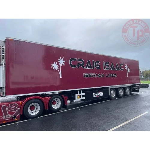 Scania r730 met 3-assige koeloplegger Craig Isaac TEKNO 85254 TEKNO