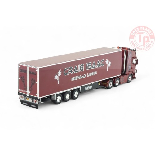 Scania r730 met 3-assige koeloplegger Craig Isaac TEKNO 85254 TEKNO