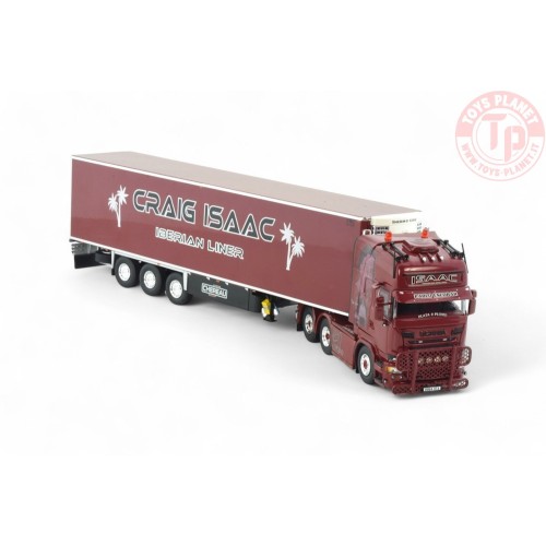 Scania r730 met 3-assige koeloplegger Craig Isaac TEKNO 85254 TEKNO