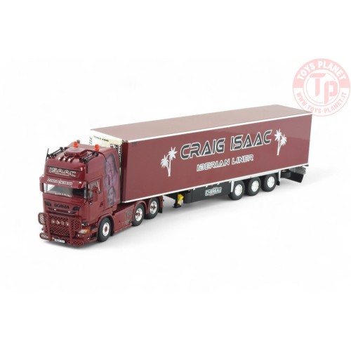 Scania r730 met 3-assige koeloplegger Craig Isaac TEKNO 85254 TEKNO