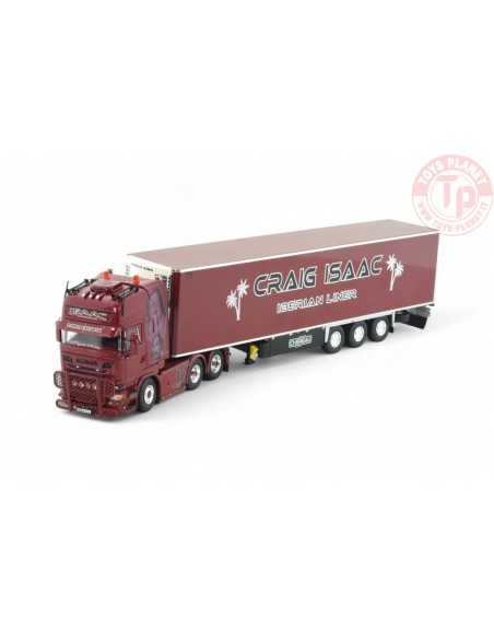 Scania r730 met 3-assige koeloplegger Craig Isaac TEKNO 85254 TEKNO