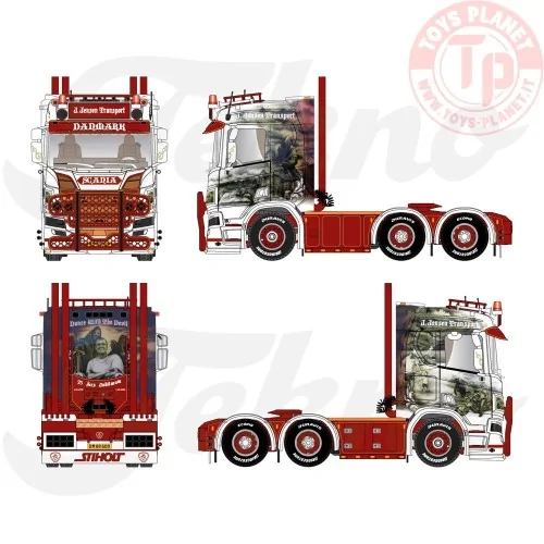 Scania Next Gen R-serie 6x2 sleepas trekker Jensen TEKNO 85232 TEKNO