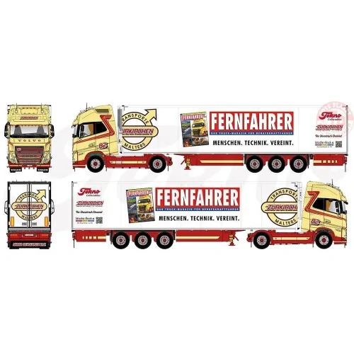 Volvo FH05 Globetrotter XL Frigo 3assi Zurkirchen Fernfahrer TEKNO 85516 TEKNO