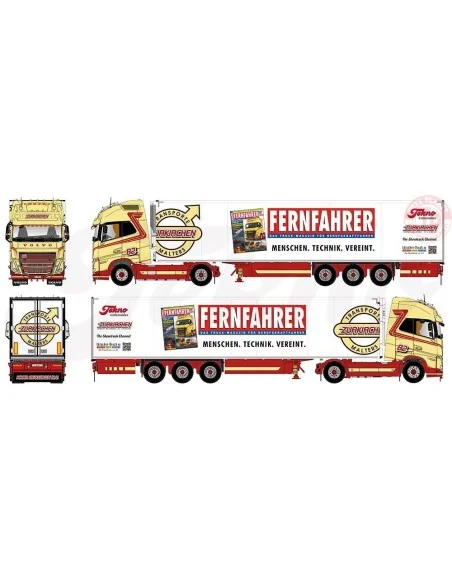 Volvo FH05 Globetrotter XL Frigo 3assi Zurkirchen Fernfahrer TEKNO 85516 TEKNO