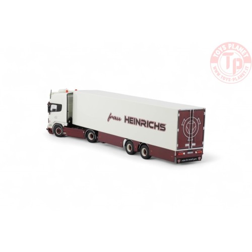 Scania R-serie Topline met 2-assige koeloplegger Frau Heinrichs TEKNO 85764 TEKNO