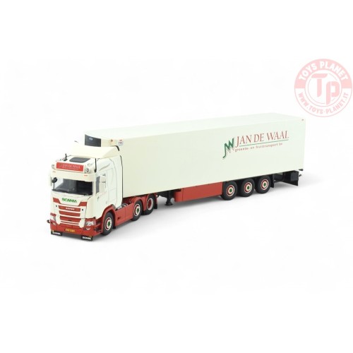 Scania Next Gen R-serie 6x2 met 3-assige koeloplegger Jan de Waal TEKNO 86824 TEKNO