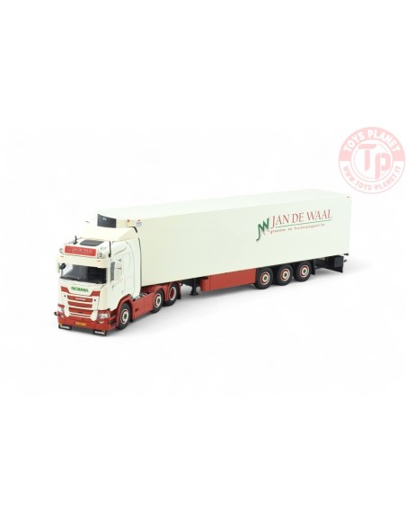 Scania Next Gen R-serie 6x2 met 3-assige koeloplegger Jan de Waal TEKNO 86824 TEKNO