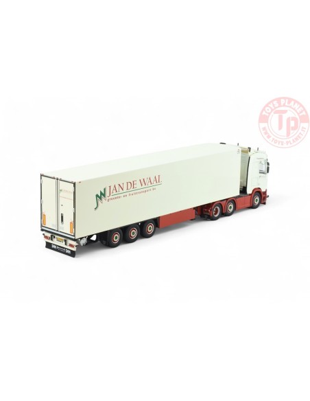 Scania Next Gen R-serie 6x2 met 3-assige koeloplegger Jan de Waal TEKNO 86824 TEKNO