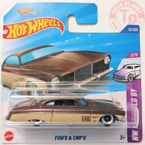 FISH'D & CHIP'D 1/64 HOT WHEELS JBC21 HOT WHEELS