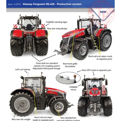 Massey Ferguson 9s.425 Production Version 1/32 UH 6710 UNIVERSAL HOBBIES