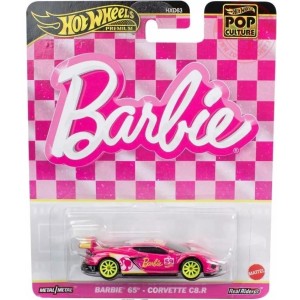 BARBIE 65 CORVETTE C8 R 1/64 HOT WHEELS HVJ51 HOT WHEELS