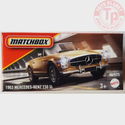 1963 MERCEDES BENZ 230 SL 1/64 MATCHBOX JBV62 MATCHBOX