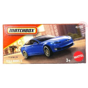 TESLA MODEL S 1/64 MATCHBOX JBV25 MATCHBOX