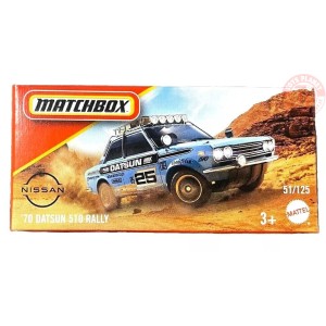 70 DATSUN 510 RALLY 1/64 MATCHBOX JBV85 MATCHBOX