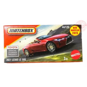 2021 LEXUS LC 500 1/64 MATCHBOX JBT96 MATCHBOX
