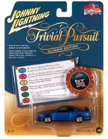 1999 nissan skyline gt-r bnr-34 1/64 JL 55816 JOHNNY LIGHTNING 1:64