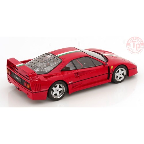 FERRARI F40 ITALIA DESIGN RED/WHITE/GREEN 1:18 KKDC180696 KK-SCALE