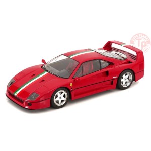 FERRARI F40 ITALIA DESIGN RED/WHITE/GREEN 1:18 KKDC180696 KK-SCALE