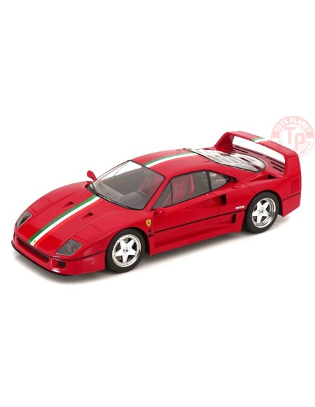 FERRARI F40 ITALIA DESIGN RED/WHITE/GREEN 1:18 KKDC180696 KK-SCALE