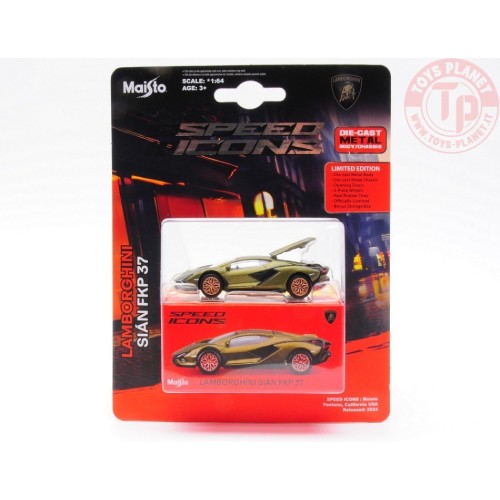 LAMBORGHINI SIAN FKP 37 METALLIC GREEN 1:64 MAISTO 15706G MAISTO 1:64