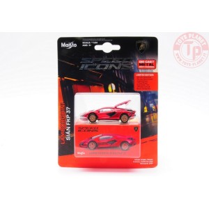 LAMBORGHINI SIAN FKP 37 METALLIC RED 1:64 MAISTO 15706R MAISTO 1:64