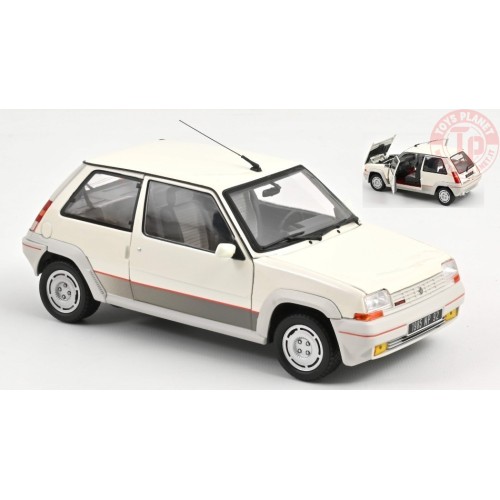 RENAULT SUPERCINQ GT TURBO PH I 1985 PEARL WHITE 1:18 NV185200R NOREV