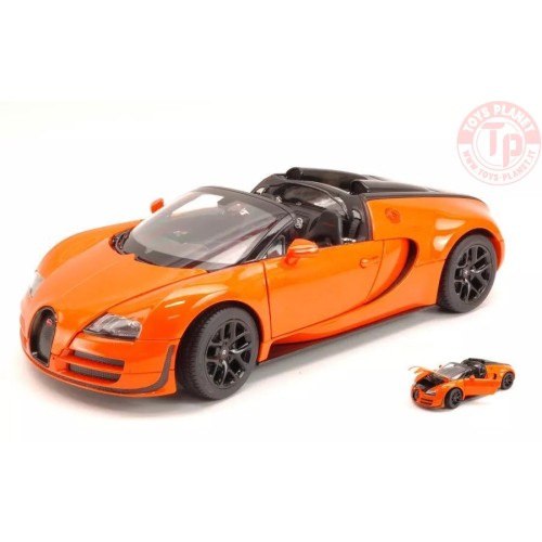 BUGATTI VEYRON 16.4 GRAND SPORT 2012 ORANGE 1:18 RASTAR 43900OR RASTAR