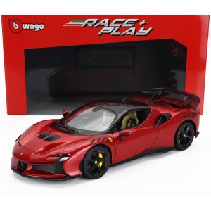 FERRARI SF90XX STRADALE 2024 ROSSO MAGMA 1/18 BU18-16020R BURAGO