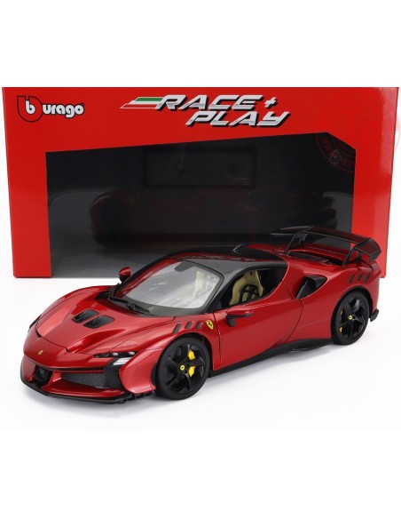 FERRARI SF90XX STRADALE 2024 ROSSO MAGMA 1/18 BU18-16020R BURAGO