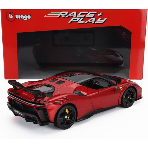 FERRARI SF90XX STRADALE 2024 ROSSO MAGMA 1/18 BU18-16020R BURAGO