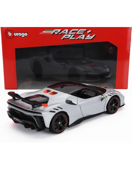 FERRARI SF90XX STRADALE 2024 BIANCO ARTICO 1/18 BU18-16020W BURAGO FERRARI SF90XX STRADALE 2024 BIANCO ARTICO 1/18 BU18-16020W BURAGO