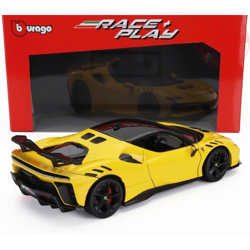 FERRARI SF90XX STRADALE 2024 GIALLO MODENA 1/18 BU18-16020Y BURAGO