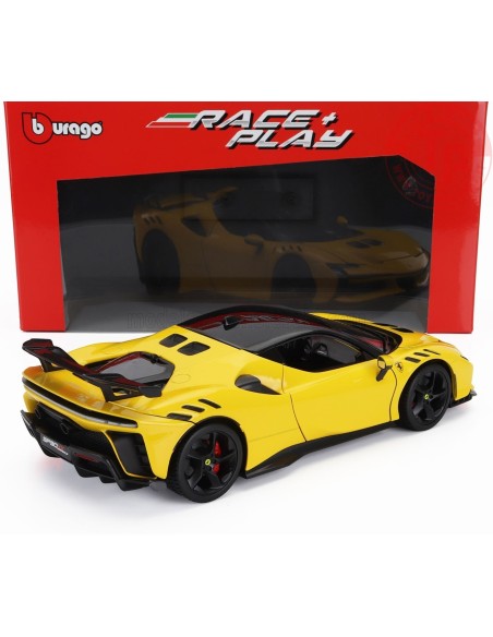 FERRARI SF90XX STRADALE 2024 GIALLO MODENA 1/18 BU18-16020Y BURAGO FERRARI SF90XX STRADALE 2024 GIALLO MODENA 1/18 BU18-16020Y BURAGO