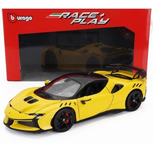 FERRARI SF90XX STRADALE 2024 GIALLO MODENA 1/18 BU18-16020Y BURAGO
