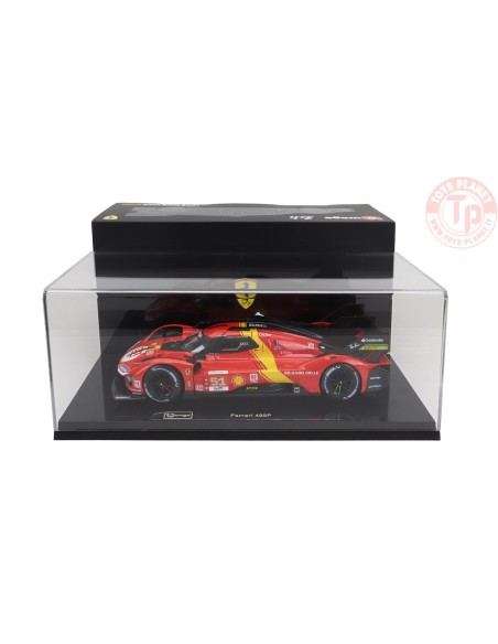 FERRARI 499P 3.0L TURBO V6 TEAM FERRARI AF CORSE N 51 WINNER 24h LE MANS 2023 GUIDI - CALADO - GIOVINAZZI CON VETRINA 1/18 BU... FERRARI 499P 3.0L TURBO V6 TEAM FERRARI AF CORSE N 51 WINNER 24h LE MANS 2023 GUIDI - CALADO - GIOVINAZZI CON VETRINA 1/18 BU...
