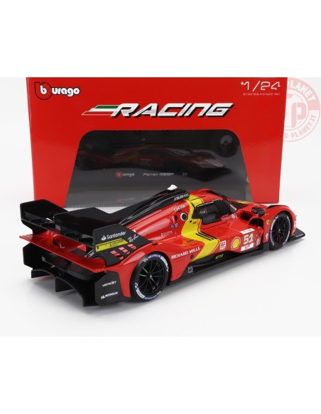 FERRARI 499P 3.0L TURBO V6 TEAM FERRARI AF CORSE N 51 WINNER 24h LE MANS 2023 GUIDI -CALADO - GIOVINAZZI 1/24 BU18-26309-51 B...