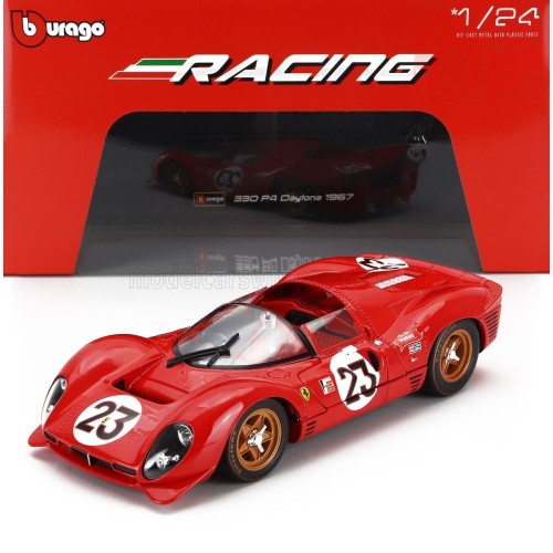 FERRARI 330P4/P3 4.0L V12 SPIDER TEAM FERRARI SPA SEFAC N 23 WINNER 24h DAYTONA 1967 LORENZO BANDINI - CHRIS AMON 1/24 BU18-2...