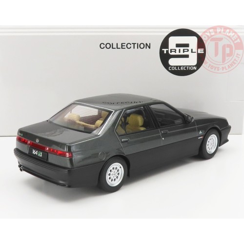 ALFA ROMEO - 164 Q4 1994 BEIGE INTERIOR DARK GREY MET 1/18 T9-1800325 TRIPLE COLLECTION