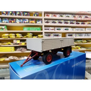 Rimorchio 2 assi rallato con sponde apribili grigio 1:50 CON R2 CONRAD