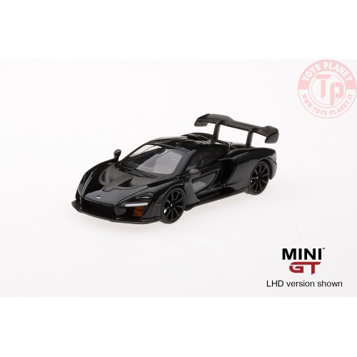 McLAREN SENNA BLACK 1/64 MGT00020 MINI GT
