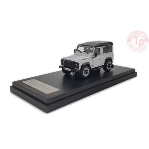 LAND ROVER DEFENDER 90 WORKS V8 70TH EDITION SILVER 2018 1/64 LCD64016-SI LCD MODELS