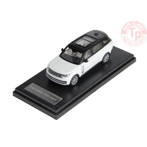 LAND ROVER RANGE ROVER WHITE & BLACK 2022 1/64 LCD64031-BW LCD MODELS