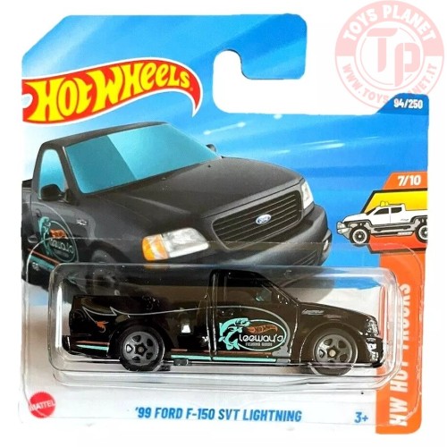 99' FORD F-150 SVT LIGHTTNING 1/64 HOT WHEELS HYX37 HOT WHEELS
