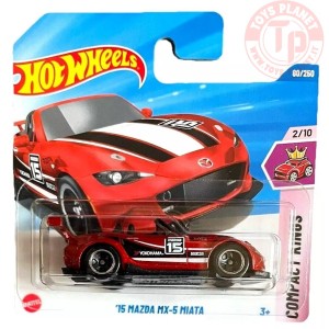 '15 Mazda MX5 Miata 1/64 HOT WHEELS JBB18 HOT WHEELS