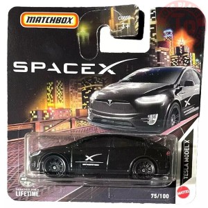 Tesla Model X Space 1/64 MATCHBOX HVN43 MATCHBOX
